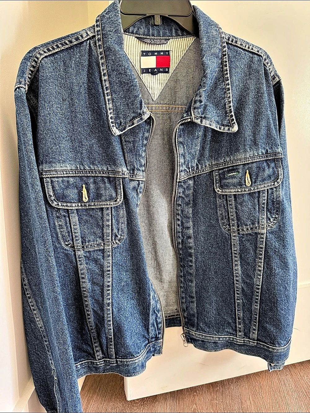Tommy Jeans Denim Utility Jacket Size XL